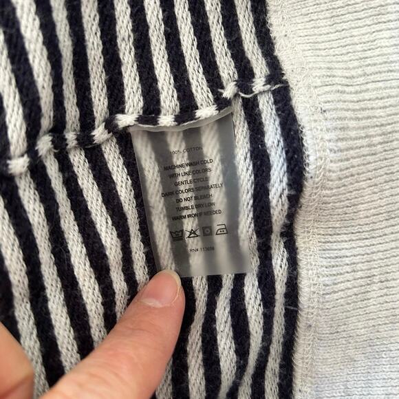 Margaret O'Leary Women's Striped Hoodie Sweatshirt Small - Picture 5 of 6